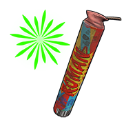 Green Roman Candle