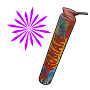 Violet Roman Candle