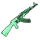Crystal Assault Rifle Emerald
