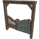 Wooden Frontier Bar Doors