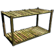 Half Height Bamboo Shelves