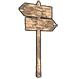 Double Sign Post