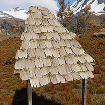 Wooden Roof Triangle