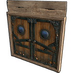 Pirate Ship Wooden Double Door