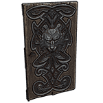 Wolf Den Wooden Door