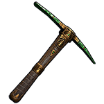 Emerald Relic Pick Axe