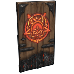 El Diablo Wooden Door