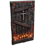 Coffin Wooden Door