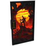 Shadowborn Armored Door