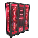 Neon Roadsign Locker