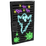 Neon Ghost Door