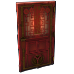 Lunar Horse Fortune Wooden Door