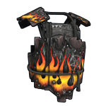 Flame Anarchy Wood Armor Jacket