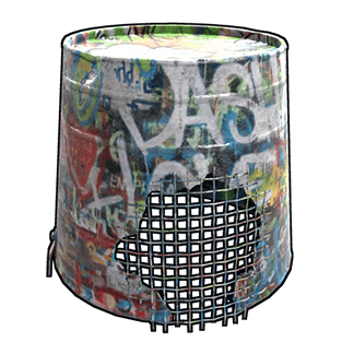 Skin: Graffiti Bucket Helmet • Rust Wiki