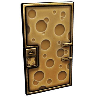 Skin: Cheese Sheet Metal Door • Rust Wiki
