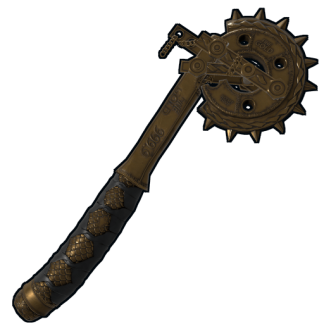 Gold Chains Salvaged Axe