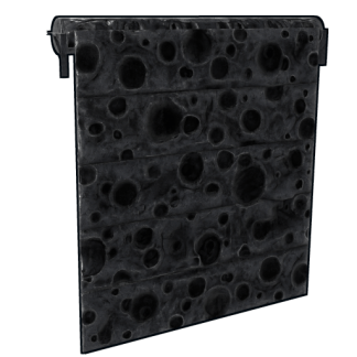 Asteroid Garage Door
