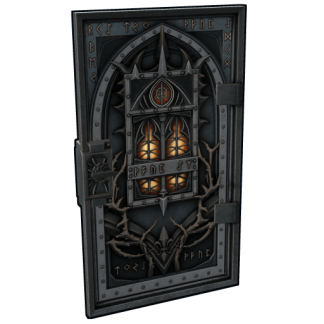 Gothic Veil Armored Door