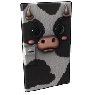 Moo-Moo Sheet Metal Door