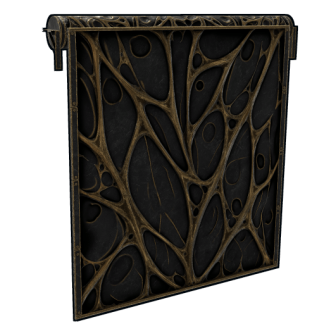 Golden Veins Garage Door