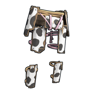 Cow Moo Flage Wood Armor Pants