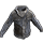 Denim Studded Hoodie
