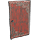 Red Decorative Wood Door