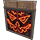 Neon Pumpkin Metal Double Door