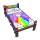Rainbow Pony Bed